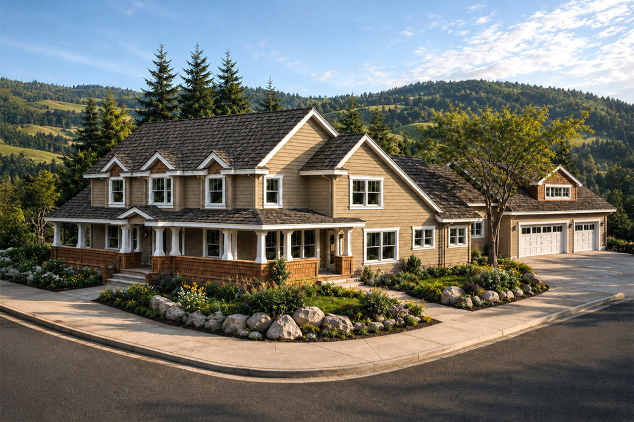 Associated Designs | Coburg Country House Plan Blends Classic and Modern Living