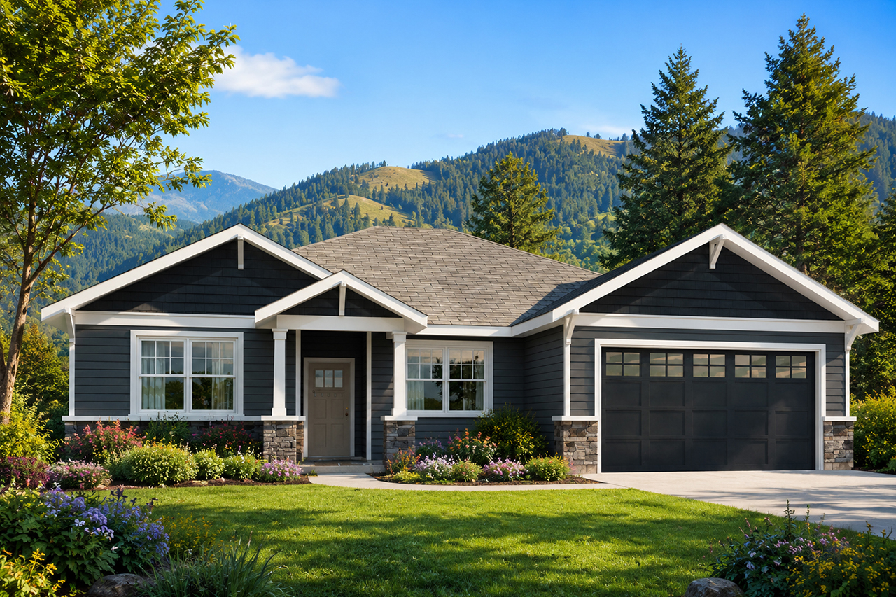 Associated Designs | Single-Story Northampton Plan Designed for Modern Living