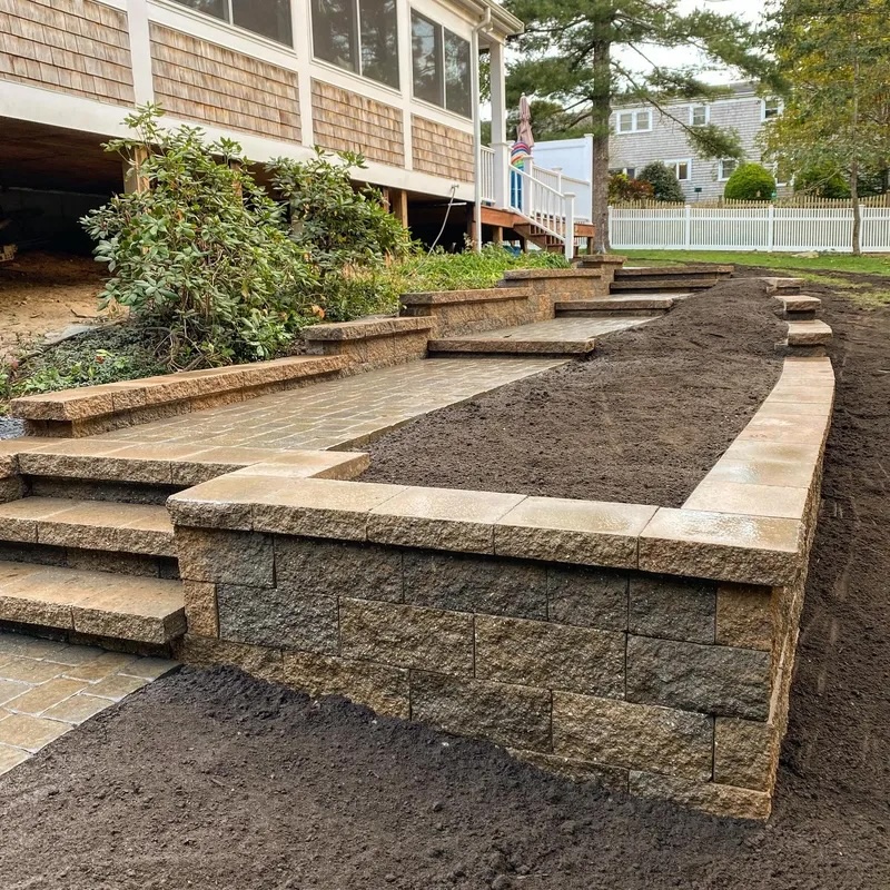 Diamond Touch Masonry Plants Another Flag in Yarmouth and Cape Cod Backyards Will Never Be the Same