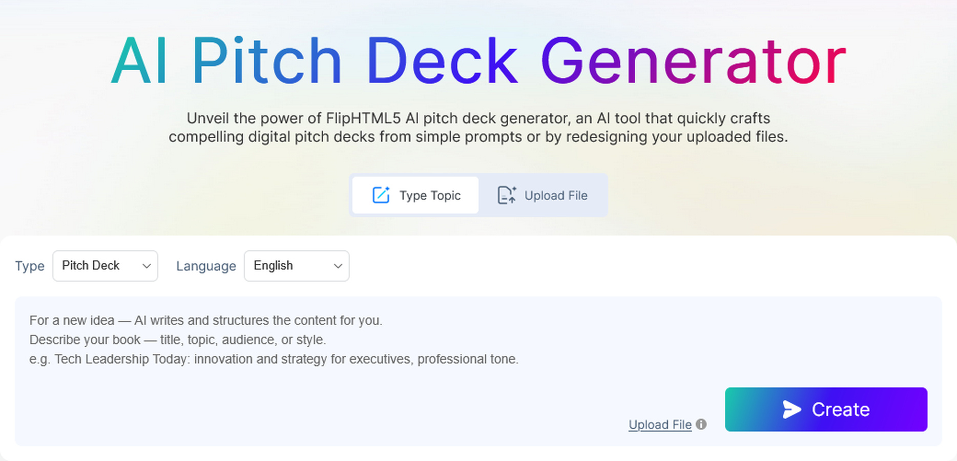 FlipHTML5 Debuts an AI Pitch Deck Generator That Helps Founders Win the Room