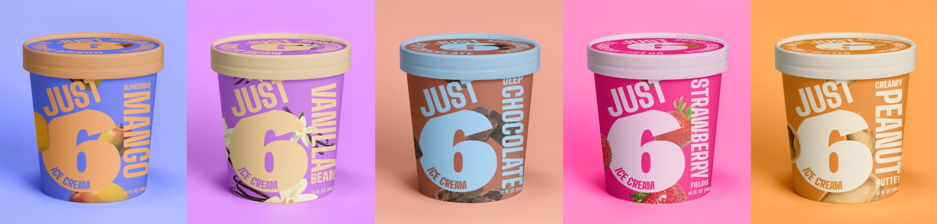 JUST6 Ice Cream Expands Retail Presence at ShopRite in NY and NJ and Central Market in Texas