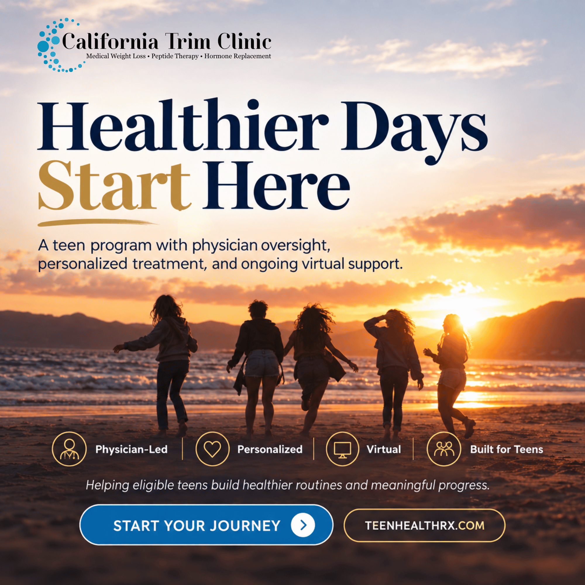 Teen Obesity Is a Medical Issue, Not a Willpower Problem, Says California Trim Clinic