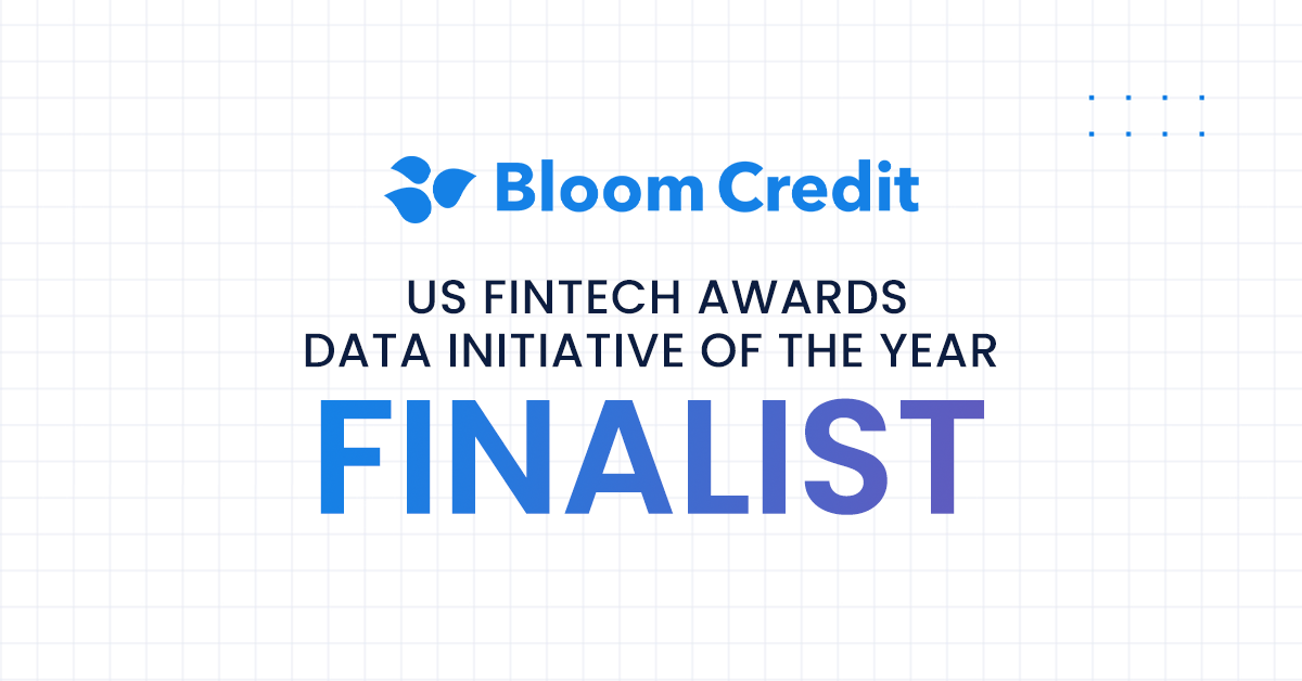 Bloom Credit’s Credit Building API Named 2026 Data Initiative Finalist, US FinTech Awards