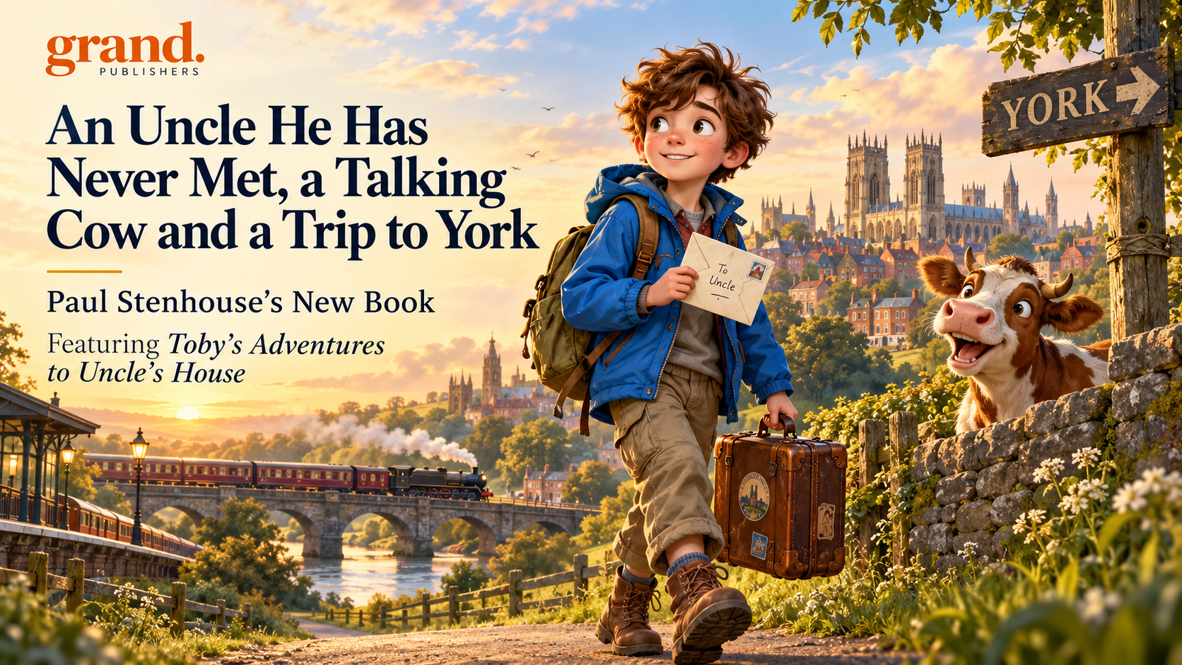 An Uncle He Has Never Met, a Talking Cow and a Trip to York: Paul Stenhouse’s New Book