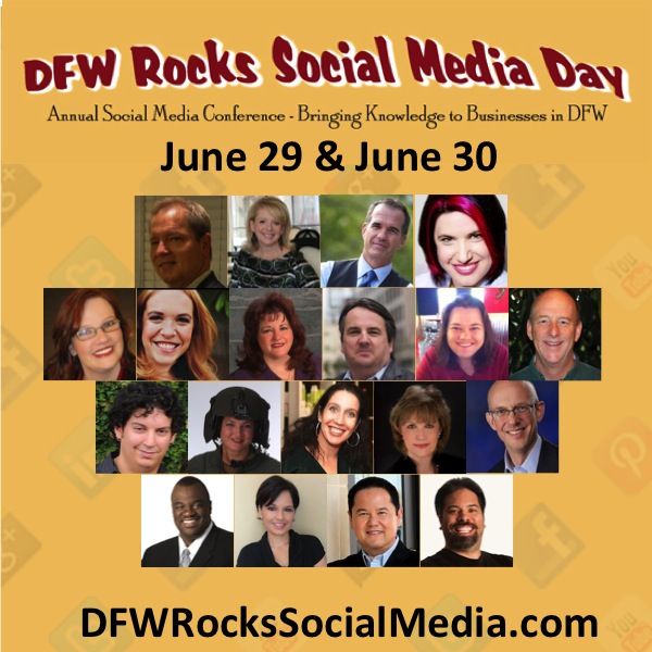 DFW Rocks Social Media Conference for Businesses June 29-30, 2013