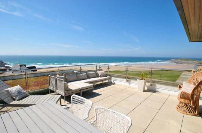 Beach front apartment in Newquay can make dreams come true