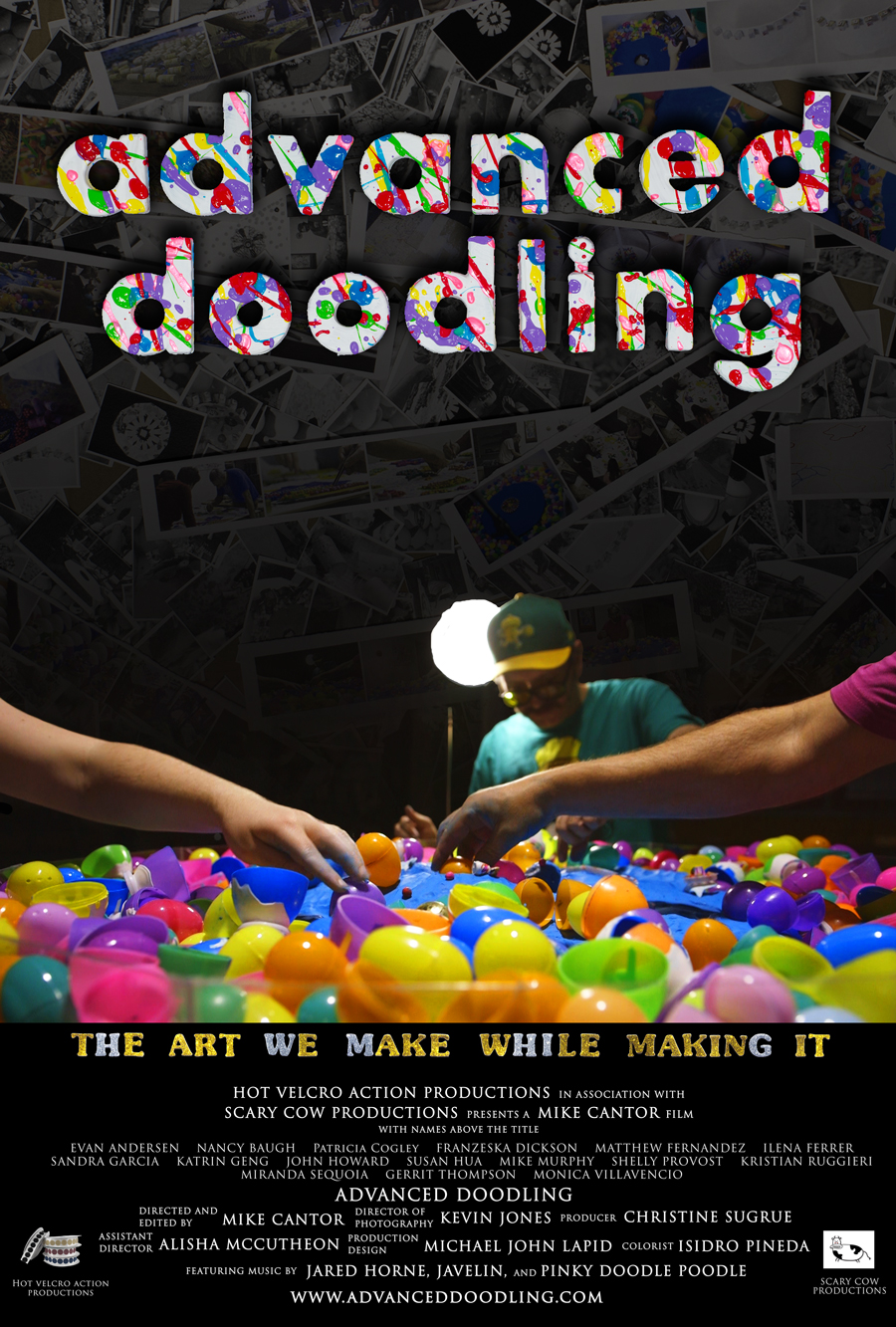 "Advanced Doodling" turns stop-motion animation inside-out
