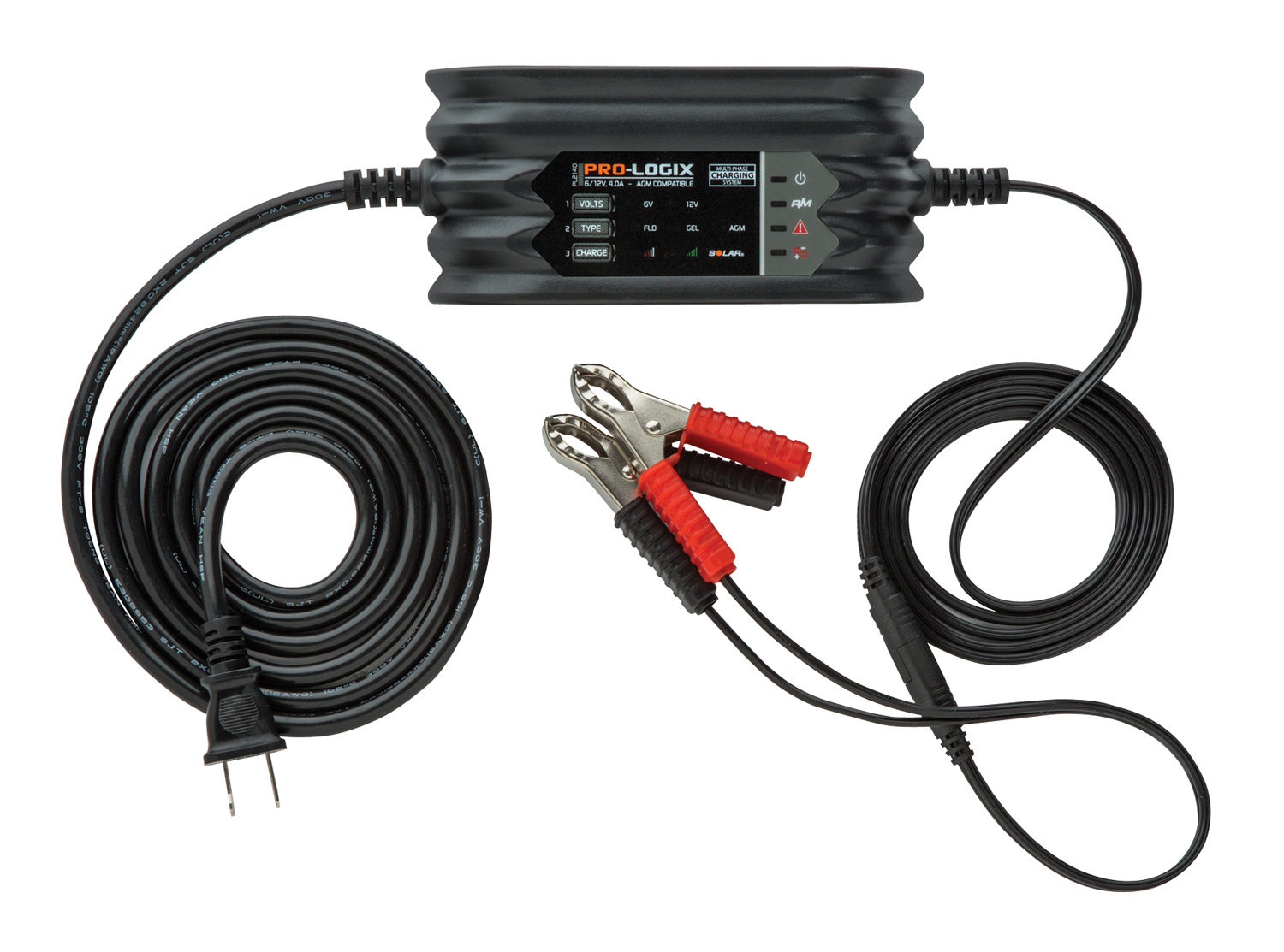 New PRO-LOGIX 6/12V 4.0A Battery Charger / Maintainer from Clore Automotive