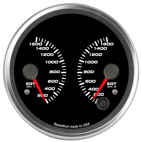 Dual-Channel Exhaust Gas Temp Gauge Unveiled by Speedhut