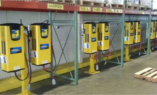 Smart Charging Systems from Southern States Motive Power improve warehouse productivity and save mon
