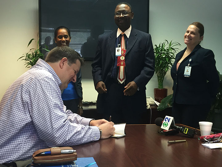 Cane Bay Partners VI Co-Founder David A. Johnson Completes $50,000 Donation to St. Croix Hospital