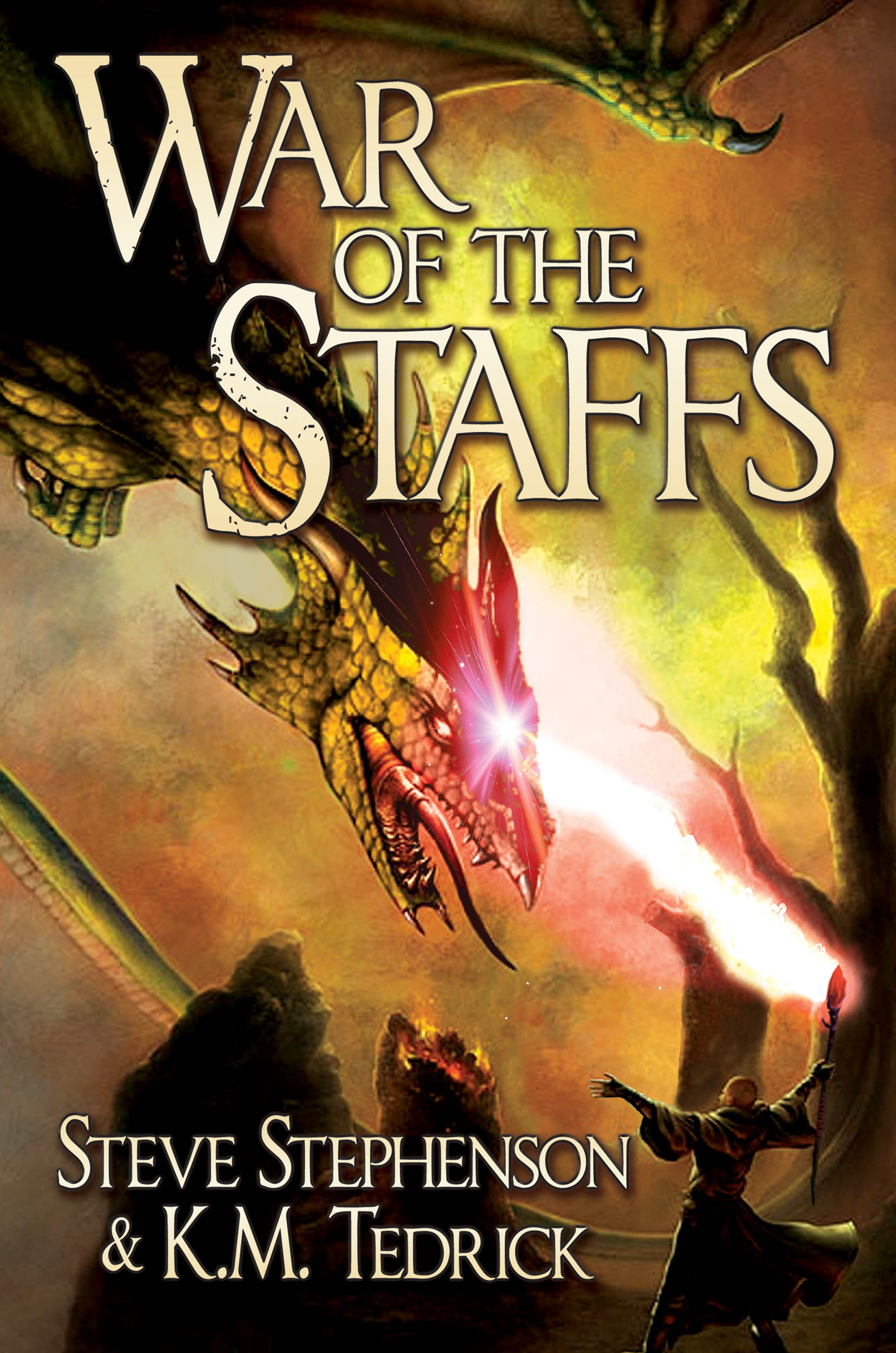 Epic Fantasy, War of the Staffs, Features Mythical Creatures Battling for Muiria
