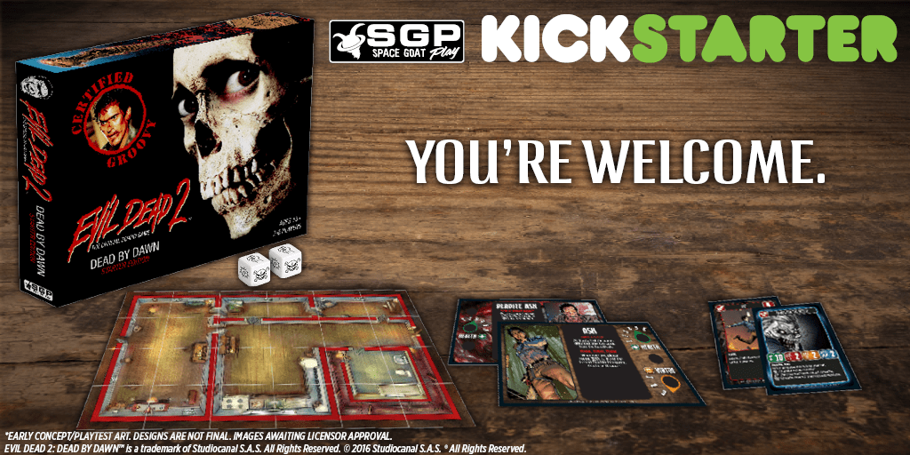 Evil Dead 2™: The Official Board Game Kickstarter is Live