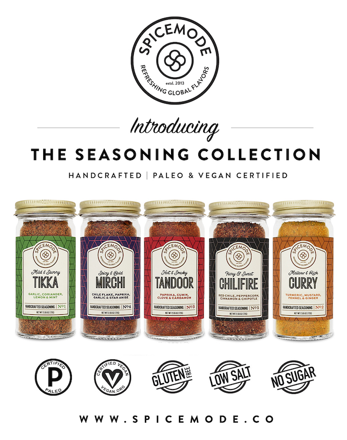 Spicemode, Home to Globally Inspired Cooking Sauces, Launches New Line of Artisan Indian Seasonings