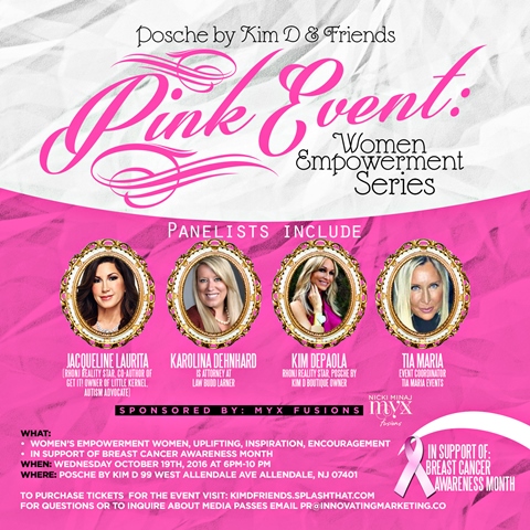 Innovating Marketing & Mgmt announces the 1st Posche by Kim D & Friends Pink Event