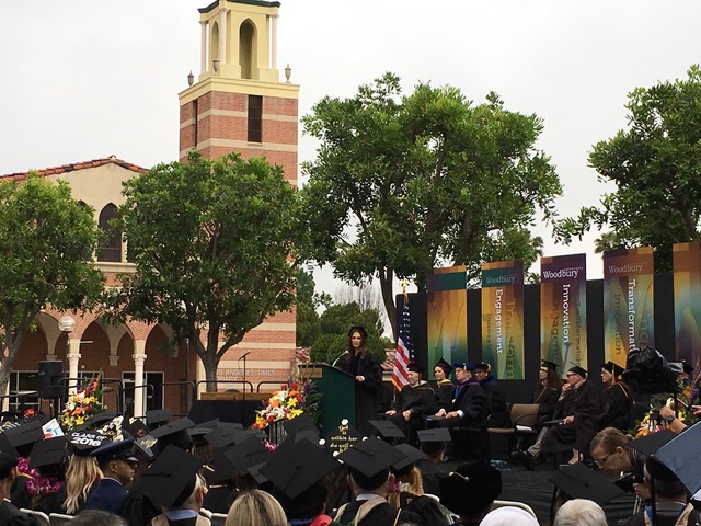 Keynote Speaker Angella Nazarian Urges Woodbury Class of 2017 to Seek and Value Commitment