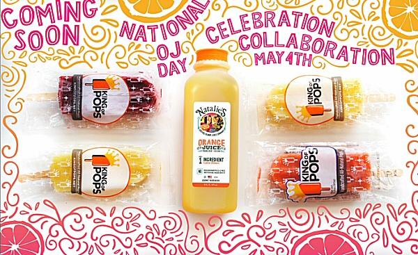 Natalie’s Orchid Island Juices & King of Pops Create Limited Edition Popsicles for National OJ Day
