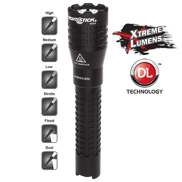 Nightstick adds in-body USB recharging port innovation to NSR-9854XL Tactical Dual-Light Flashlight