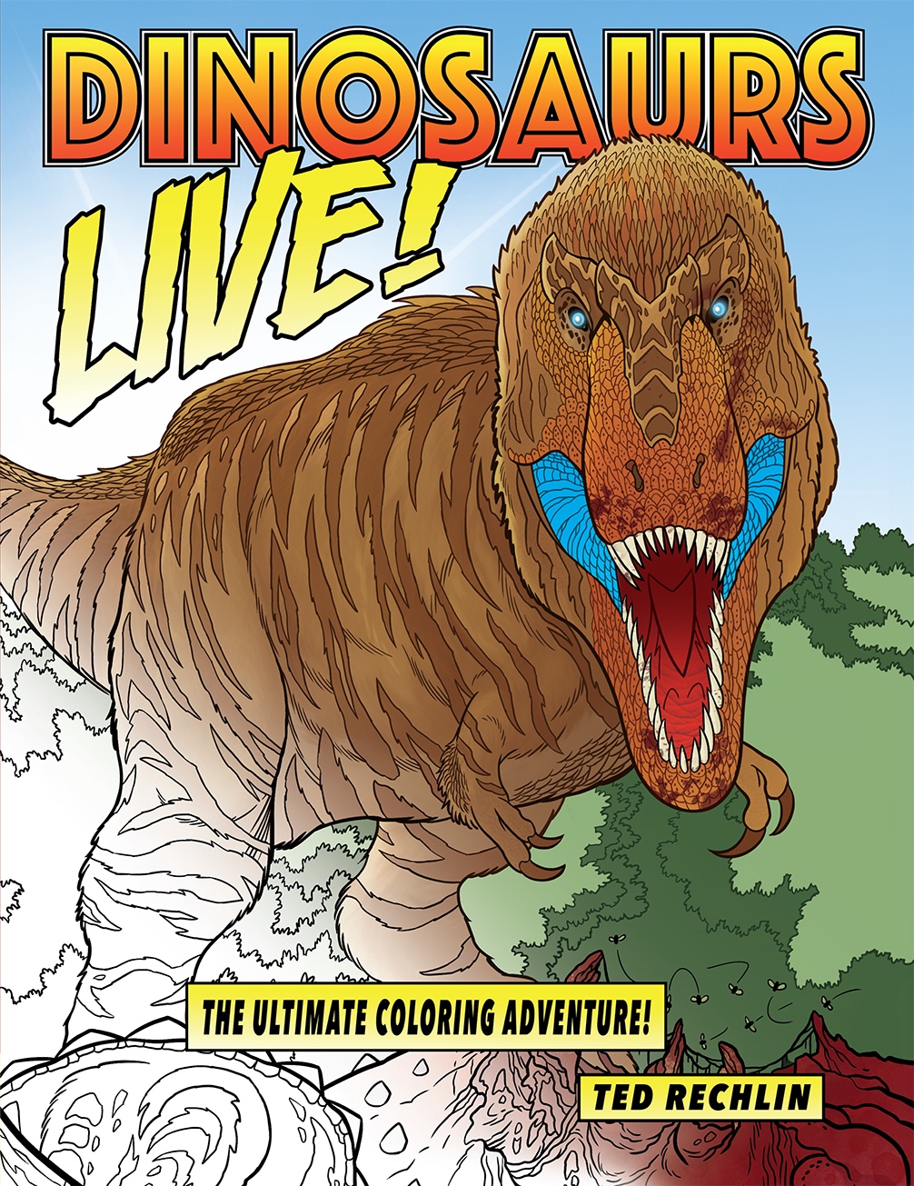 Acclaimed Comic Artist Releases New Dinosaur Coloring Adventure, DINOSAURS LIVE! - Farcountry Press