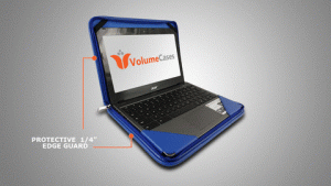 VolumeCases Delivers Customized Dell 11 3180 Zip Chromebook Cases With School Logo for District