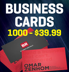 Printing Fly Offers The Most Trendy and Modernized Business Card Printing Los Angeles