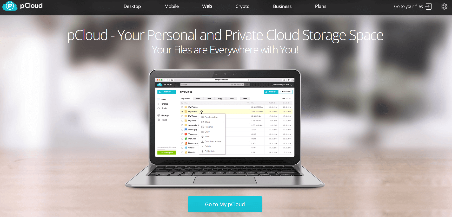 pCloud first cloud storage provider to offer lifetime plan