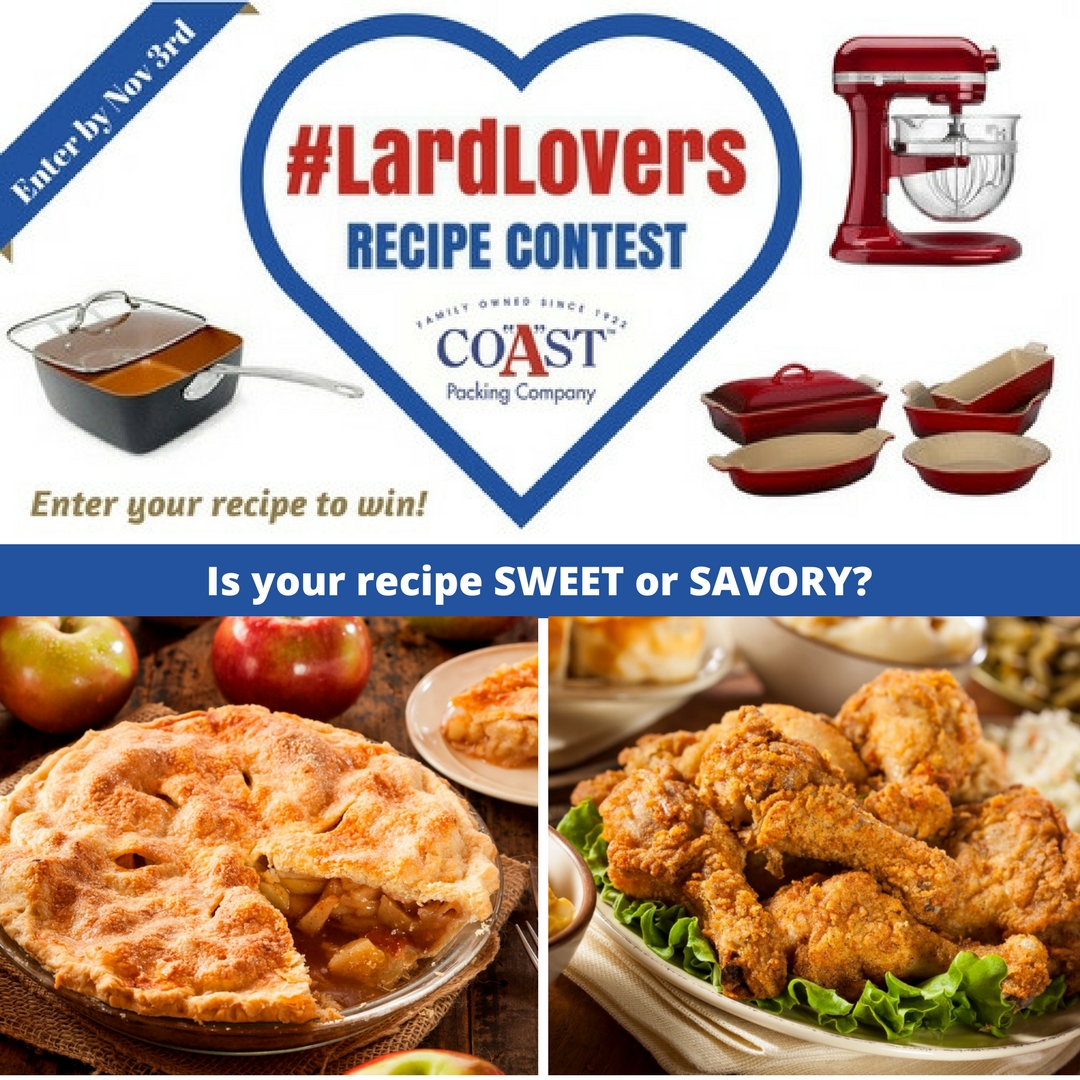 Sweet or Savory, Coast Packing’s #LardLovers Recipe Contest Is On a Quest for Maximum Flavor