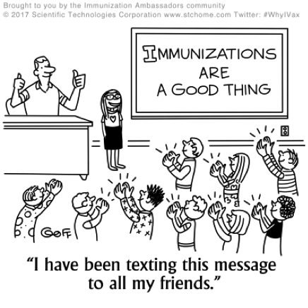 7th Grade Immunization Ambassador Takes The Lead in Vax Education