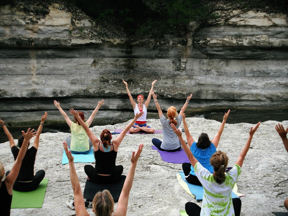Yoga Buffs Take Practice To The Desert Within Canyonlands of Utah