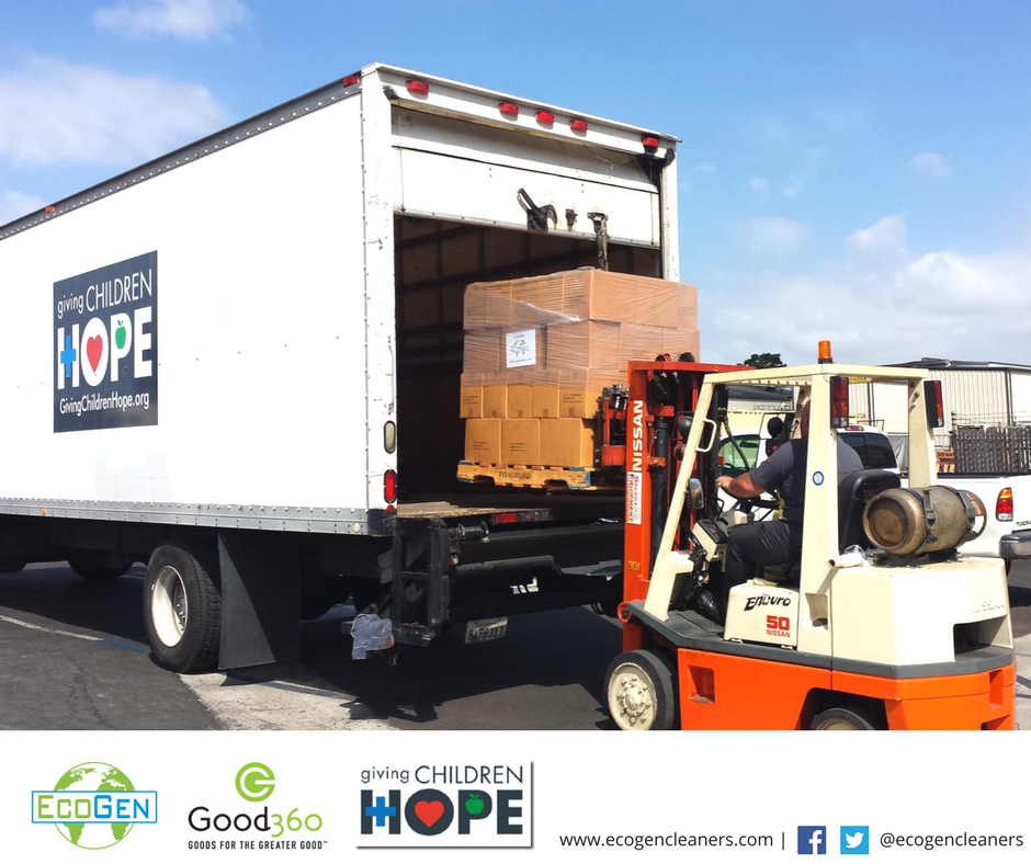 EcoGen Cleaners Donates To Help Hurricane Cleanup