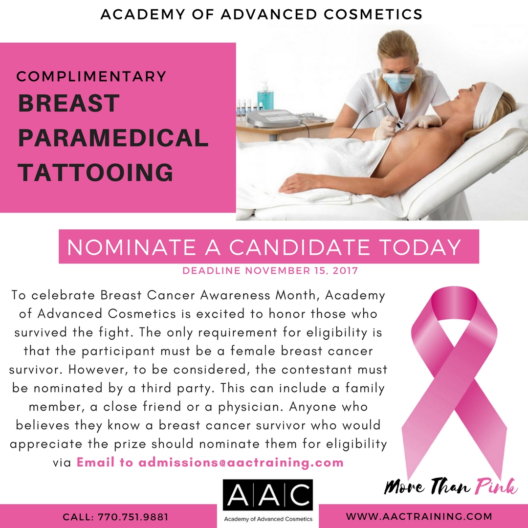 Academy of Advanced Cosmetics Announces Exciting Contest for Female Breast Cancer Survivors