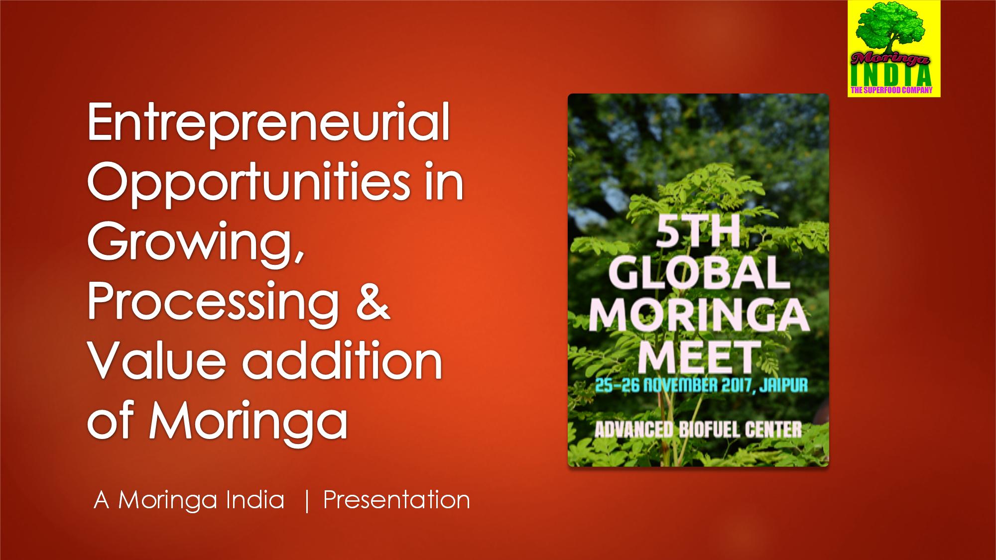 Once Again Moringa Event promises to educate and enlighten, Moringa India announces
