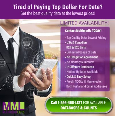 Limited Availability! Multimedia provides low cost/high quality data solution!