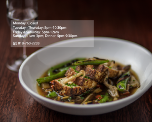 North Hollywood Welcomes Chef Ricardo and His Unique, Locally Source, Fine Dining Menu