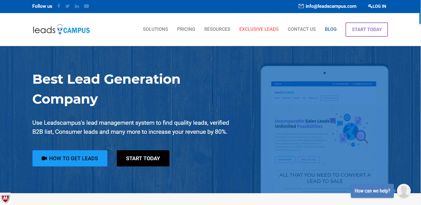 Leadscampus: The US Most Recommended Leads Provider for 2018