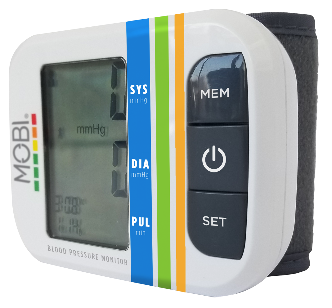MOBi - Accurate BP Readings On The Go With This Discreet & Comfortable Wrist Blood Pressure Monitor