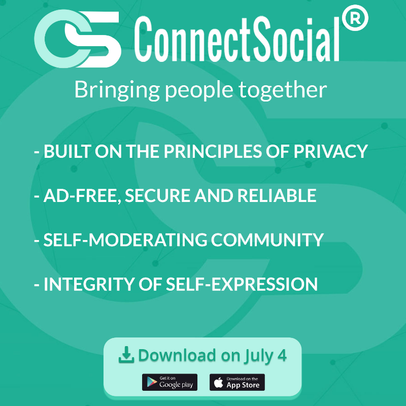 ConnectSocial® Inc to Release Beta Version of New Social Media App on July 4th