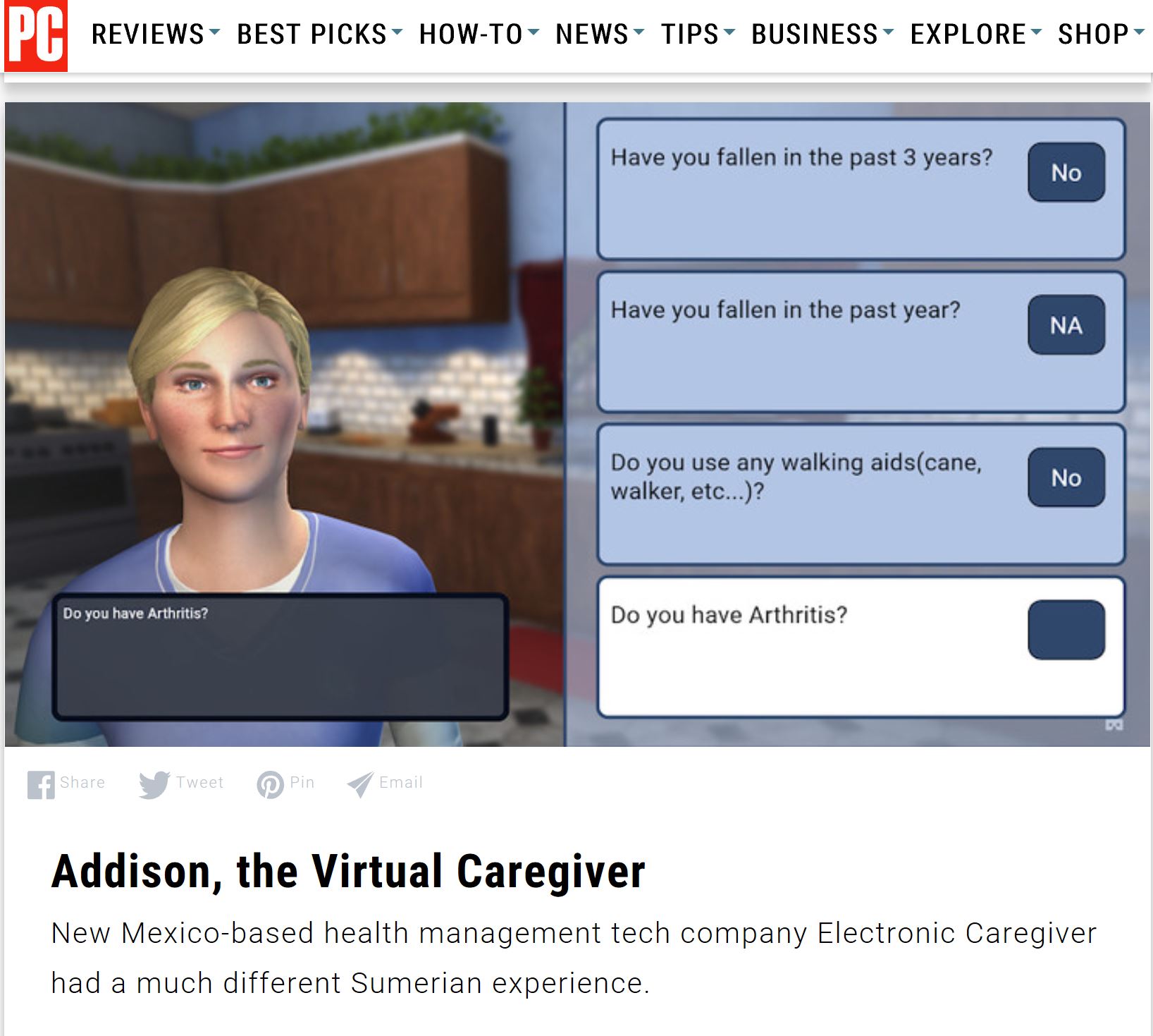 ADDISON CARE: Virtual Caregiver System poised to dramatically reduce cost of home health care