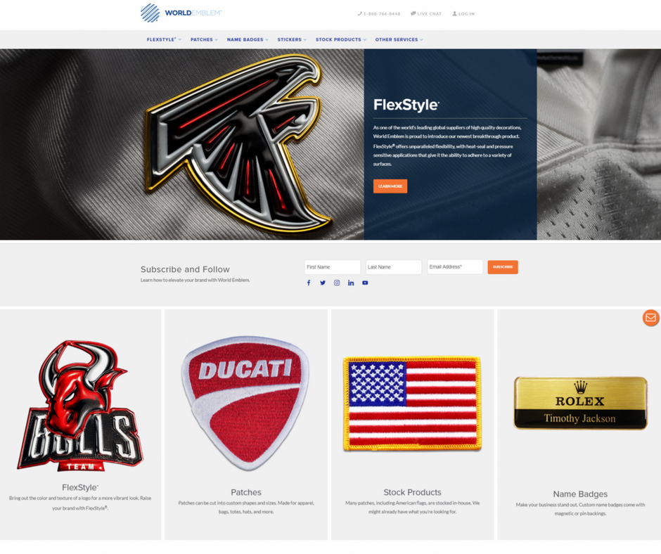 World Emblem Enhances Customer Experience With New Website