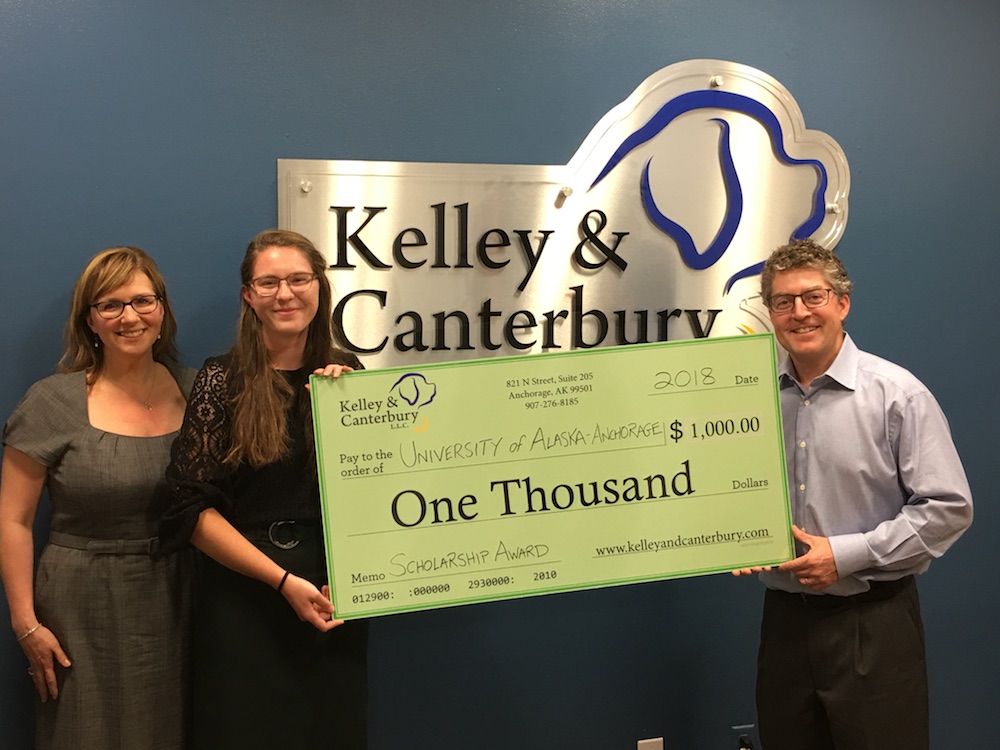 Alaska Student Wins Kelley & Canterbury, LLC Curiosity Scholarship
