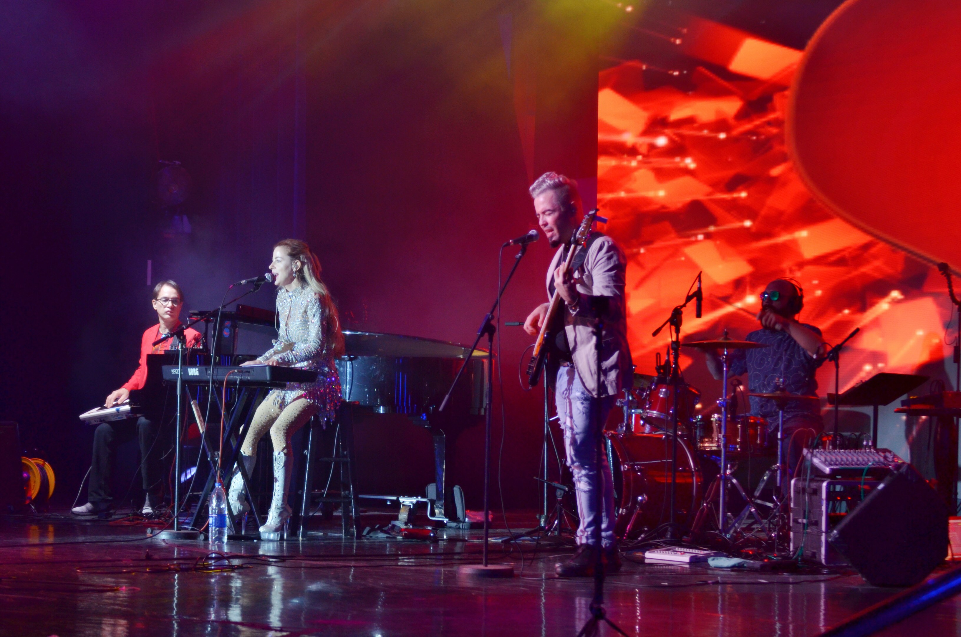 B1 Band return to rock the night at SkySea Cruise Line!