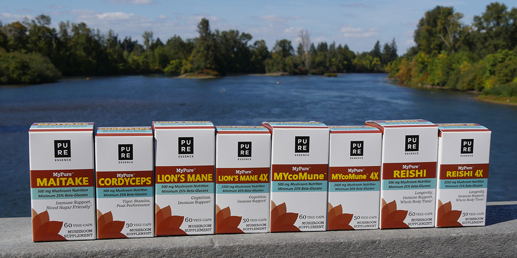 MyPure™ - New Line Of 100% Organic Mushroom Extract Supplements