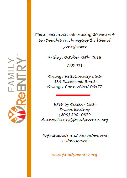 Family ReEntry Celebrates 20 Years of Prison Transition Program
