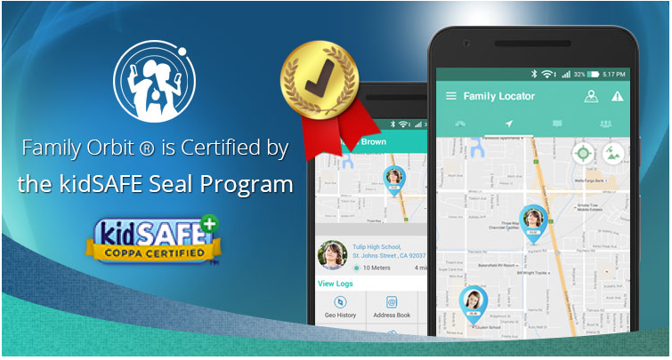Family Orbit Celebrates Being Certified by the kidSAFE Seal Program, an FTC-approved “COPPA Safe-Harbor” Program