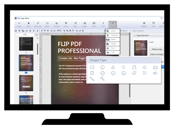 Flip PDF Professional Flyer Brochure Software Makes Wider Client Reach
