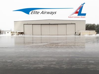 Elite Airways Opens New 27,000 sq. ft. Maintenance Facility at Auburn-Lewiston Airport in Maine