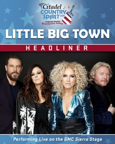 Five of 20 Citadel Country Spirit USA Three-Day Country Music Festival Artists Announced
