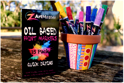 zArtMaster Announces April 8th Release of Premium 15 Color Set of Oil Based Paint Pens at a Discounted Price