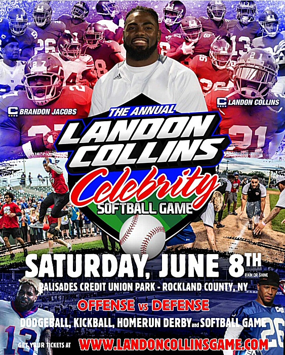 Former NY Giant Landon Collins Hosts Celebrity Softball Game to Benefit St. Christopher’s Non-Profit