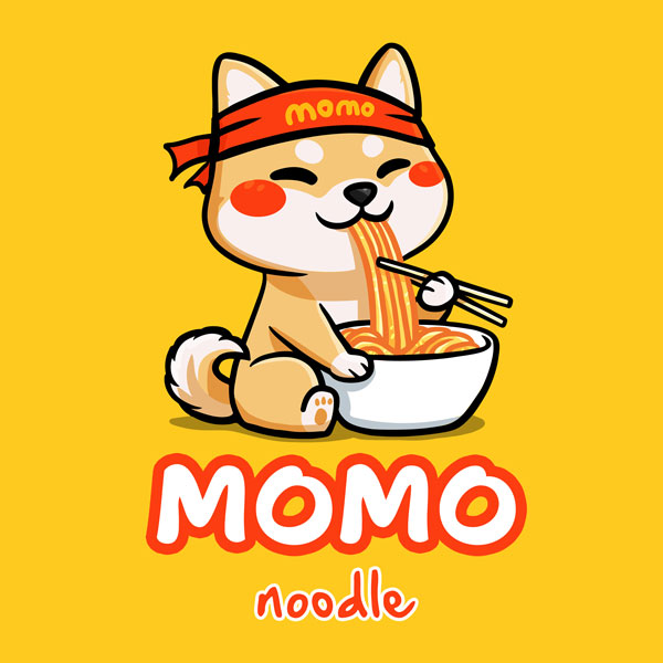 MOMO noodle logo